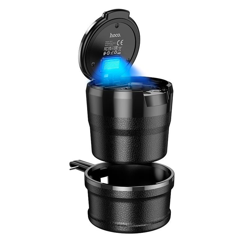 Попільничка для автомобіля Hoco Delta car ashtray ZP11 чорна