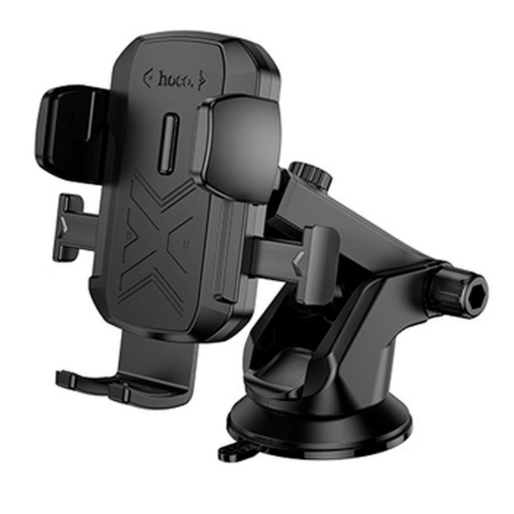 Тримач HOCO Gamble one-button Car holder H65 (center console) |4.5-7"| чорний