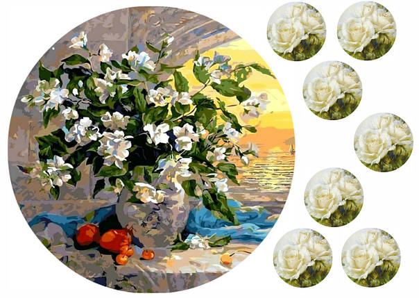 Вафельна картинка Букет 2, фото 1