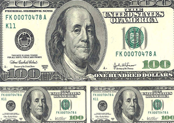 Вафельна картинка гроші "Долар США", фото 1