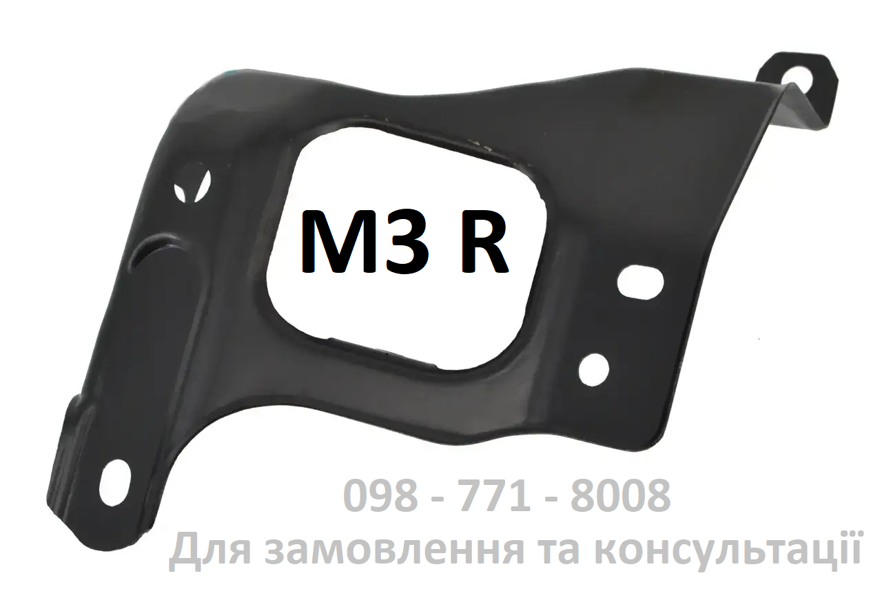 Кронштейн Окуляр лонжерона R Tesla Model 3 (1086016-S0-A) правий фари крила кріплення металеве