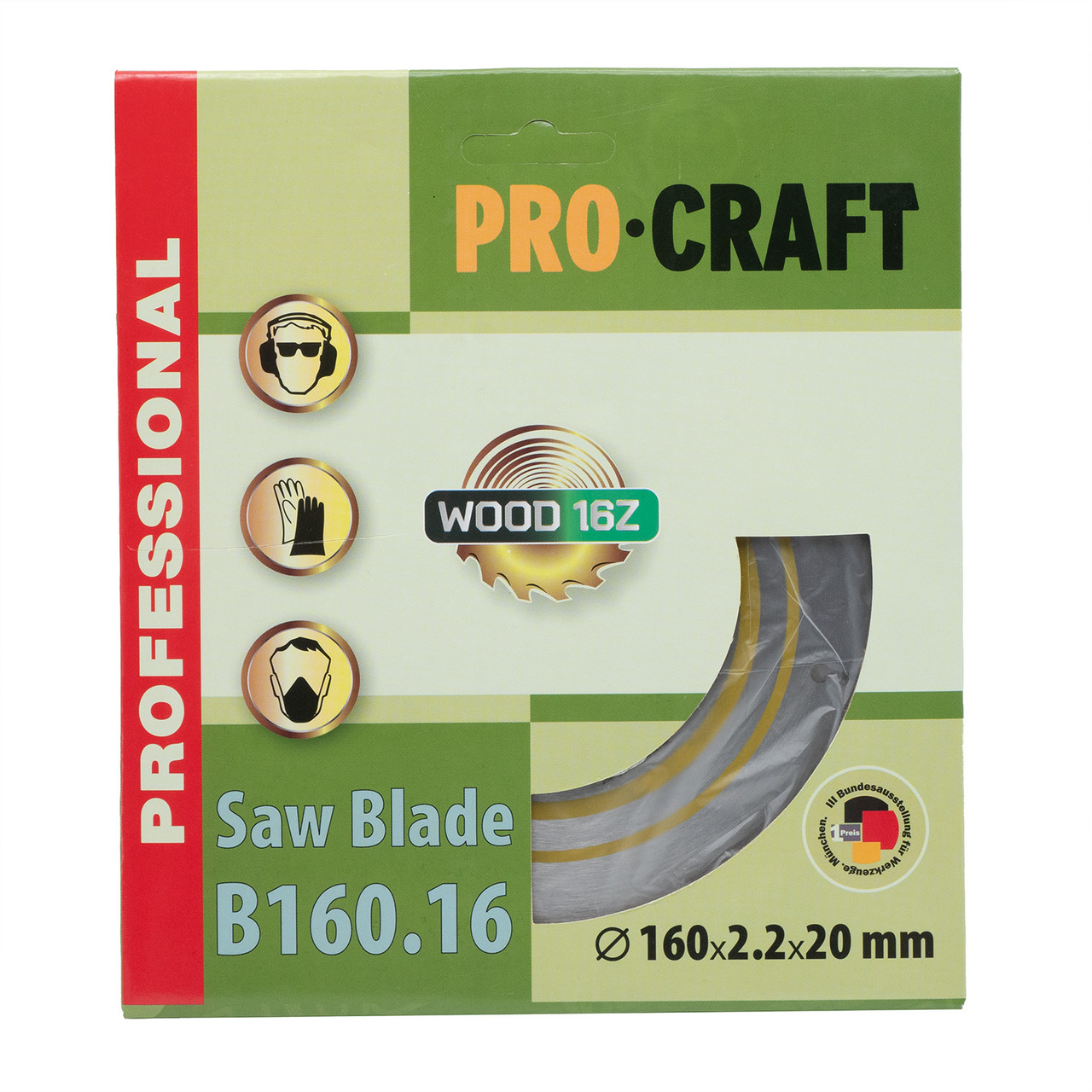 Пиляльний диск Procraft B160.16 16T (по дереву), фото 1