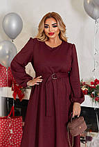 Довга сукня злегка блискуча батальні розміри, фото 4