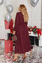 Довга сукня злегка блискуча батальні розміри, фото 3