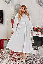 Довга сукня злегка блискуча батальні розміри, фото 5