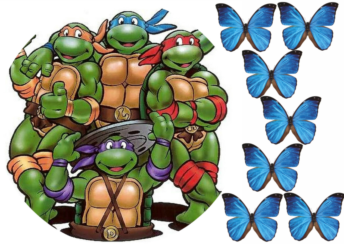 Вафельна картинка Черепашки Ніндзя 6