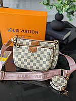 Louis Vuitton 3 в 1, бежева карта ЛЮКС