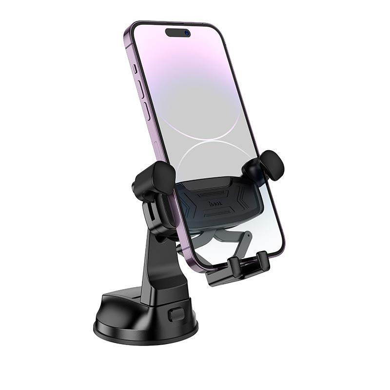 Тримач Hoco Gamble gravity linkage Car holder H67 (center console) |4.5-7"| чорний