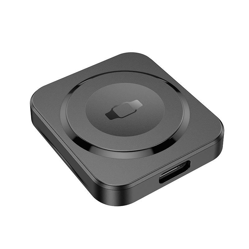 Зарядка Qi Hoco Astute wireless charger for iWatch CQ16C чорна