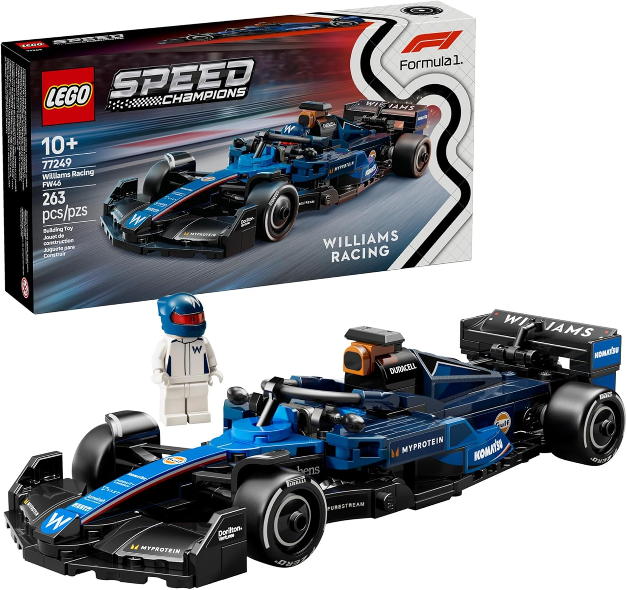 Лего Спід Чемпіонс Вільямс формула 1 Lego Speed Champions F1 Williams Racing FW46 77249