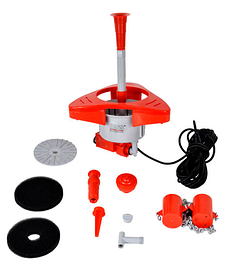 Насос для ставка з фільтром для води Bass Polska 7966, насос з губчастим фільтром та регулюванням витрати води