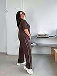 Жіночий костюм двійка великі розміри новинка 2025, фото 2