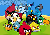 Вафельна картинка Angry Birds/Злі пташки 2