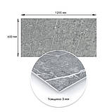 Декоративная ПВХ плита 0,6м х 1,2м х 3мм Металлик мрамор SW-00002471, фото 3
