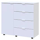 Комод у вітальню Doros Гелар GС1 100х40х81,2 см Білий (DRS-011287)