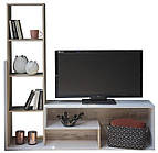 Стінка у вітальню Doros Етану 151х33х142 см Дуб клондайк/Білий (DRS-011309)