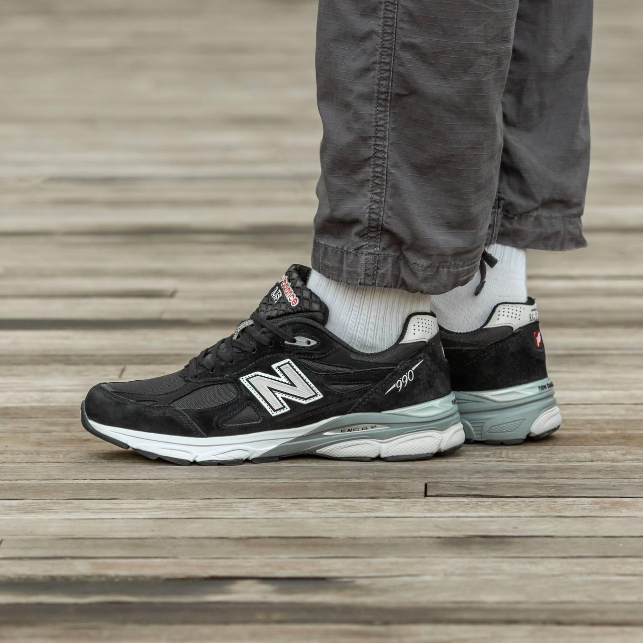New Balance 990 v3 Black 44, фото 1