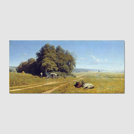 Картина на полотні "Український пейзаж, Орловський Володимир (1882)", 28×60см, фото 1