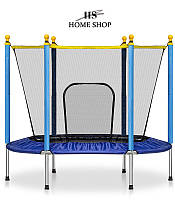 Батут 122 см з сіткою синій