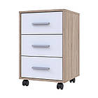 Тумба офісна Doros Т3 43х42х66,4 см Дуб сонома/Білий (DRS-011401)