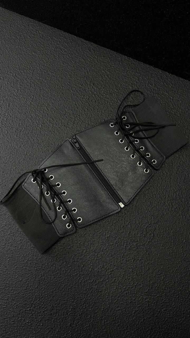 Жіночий широкий ремінь - корсет, фото 1