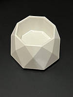 Кашпо із гіпсу кристал (без покриття)