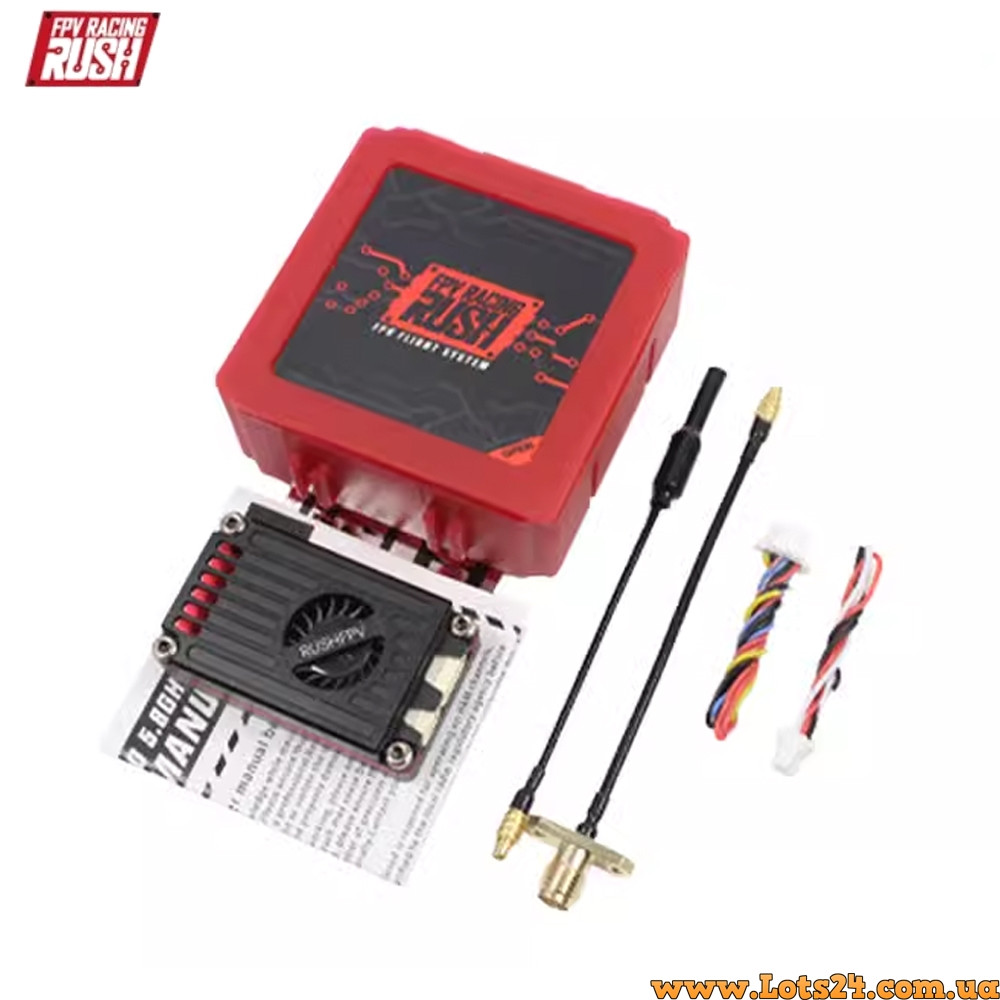 Відеопередавач RUSH TANK MAX SOLO 5.8GHz 2.5W VTX 48CH для FPV дронів передача відео на великі відстані високоякісний сигнал
