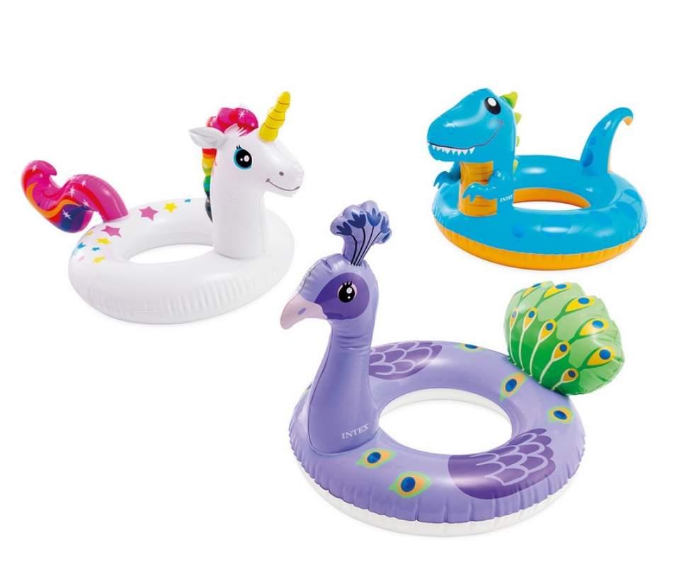 INTEX надувний круг 59221 Тваринки (3 види)