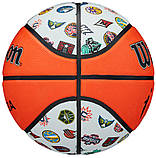 Баскетбольний м'яч Wilson WNBA All Team Outdoor (розмір 6) WTB46001X, фото 2