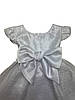 Хрестильна сукня для дівчинки, розмір 80 сріблясто-білий, фото 4
