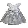 Хрестильна сукня для дівчинки, розмір 80 сріблясто-білий, фото 2