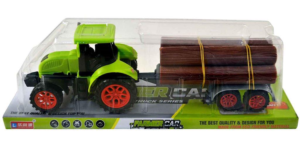 Дитячий іграшковий трактор із причепом Farmer car Kt