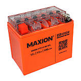 Мото акумулятор MOTO MAXION MXBM-YTX12-BS GEL (12V, 12Ah, 100A, +/-), фото 6