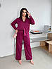 Р-ри 48-60 Жіночий костюм сорочка з брюками, фото 2