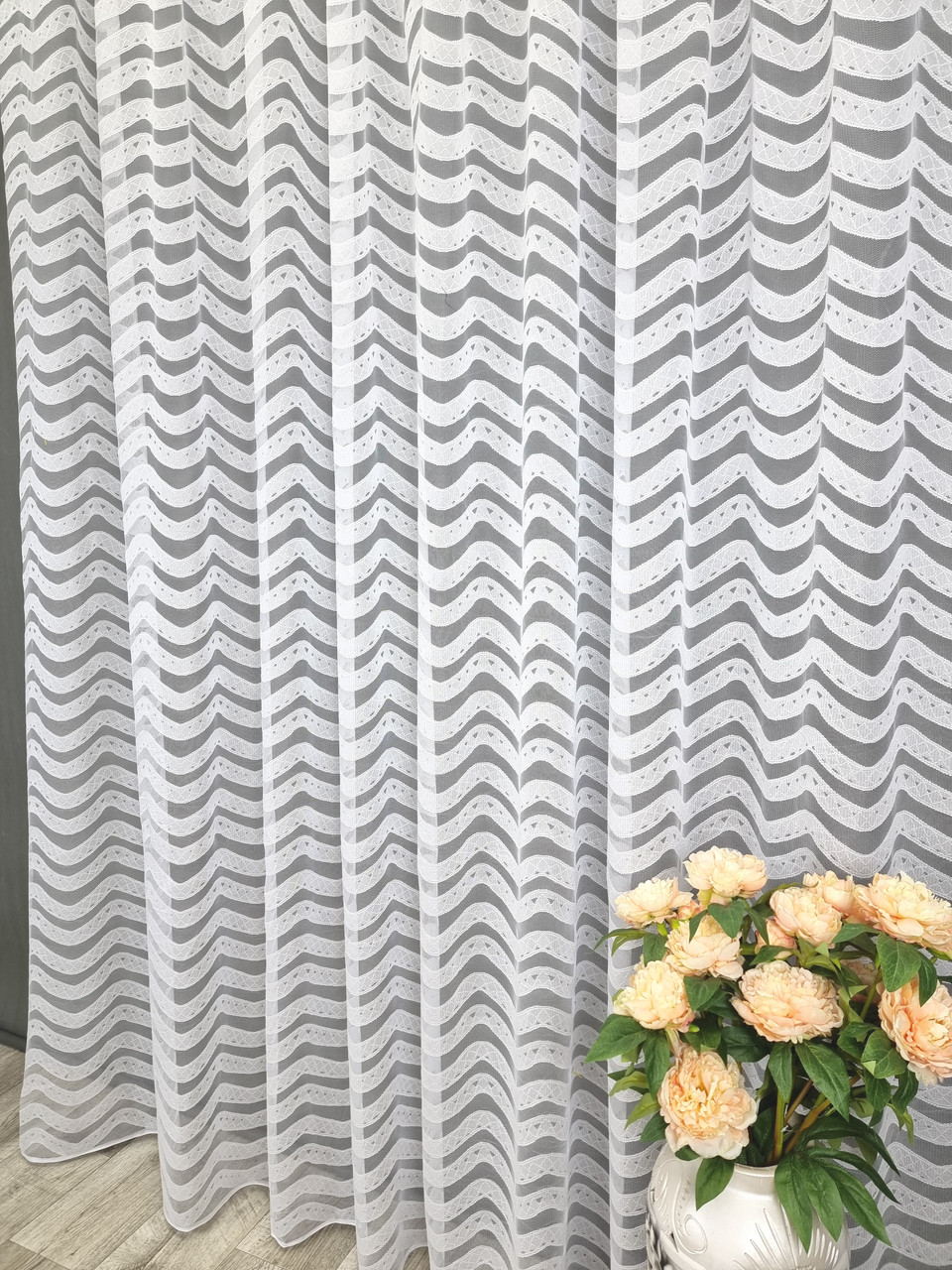 Тюль готова "Біла Хвиля"