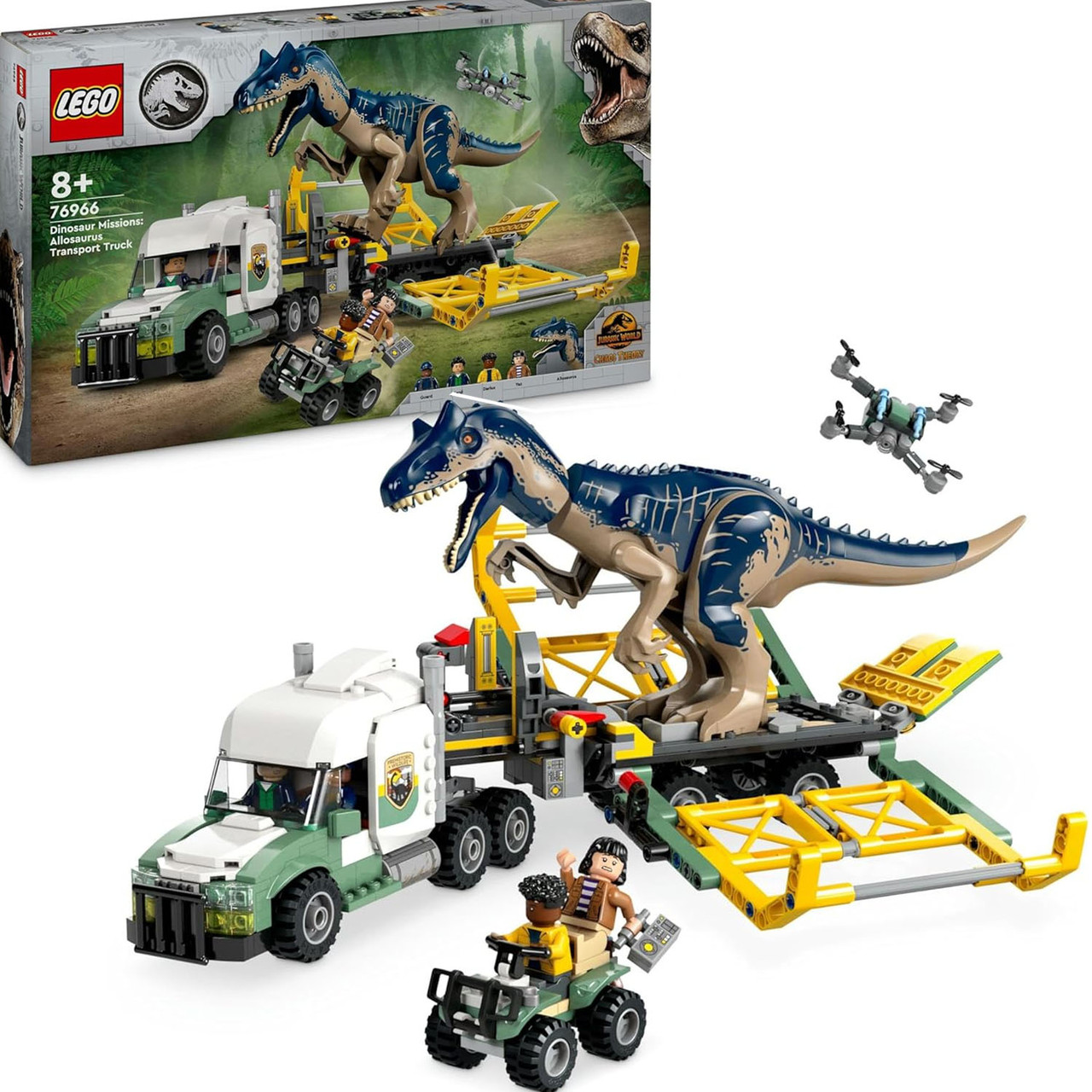Лего Джурасік Ворлд Історії динозаврів: перевезення алозавра Lego Jurassic World 76966