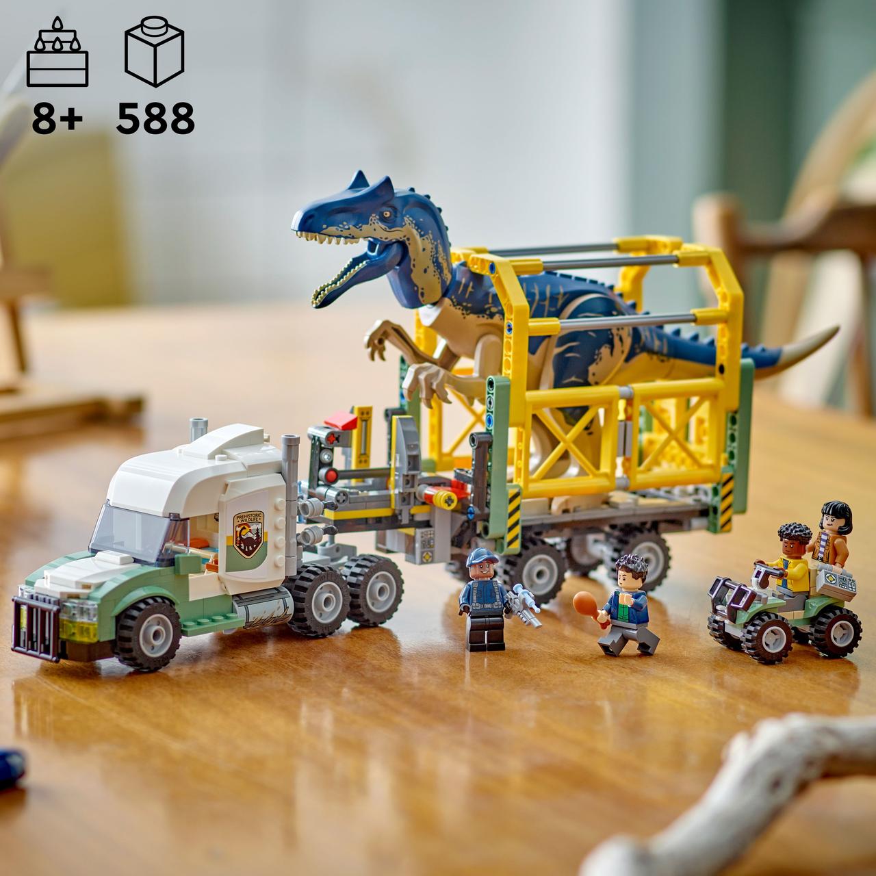 Лего Джурасик Ворлд Истории динозавров: перевозка аллозавра Lego Jurassic World 76966