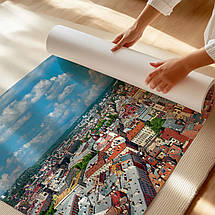 Плакат "Львів, вид на центр з висоти, Lviv", 40×60см, фото 2