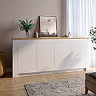 Великий комод LION Ларрі-1 Нiмфея альба/Дуб Аппалачи (LION-041009)