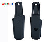 Сумка для садового інструменту Sagawata, 240 мм, чорна, з гуми, 2 відділення, фото 4