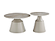 Набір із двох журнальних столів із керамічною стільницею CT-42 Дадді містик грей і капучино Vetro Mebel, фото 4