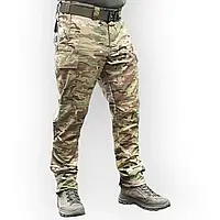 Тактичні штани 505 SQUARE Multicam, тактичні міцні камуфляжні штани для військових мультикам літо/весна