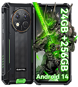 Смартфон Oukitel G1 Green 4G LTE 6/256gb 10600mAh 48MP NFC