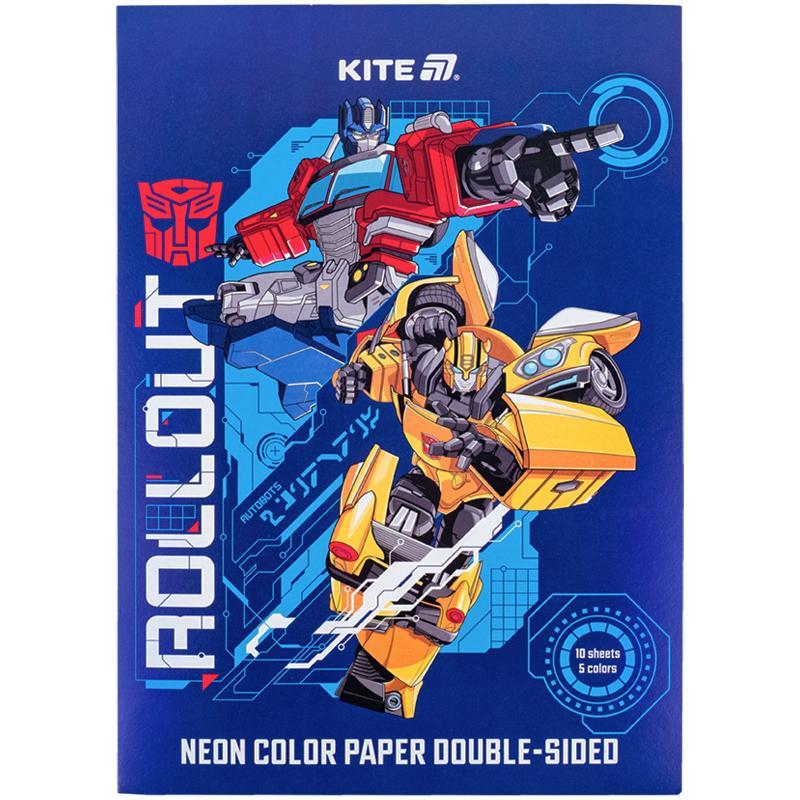 Папір кольоровий неоновий Kite Transformers TF24-252, фото 1