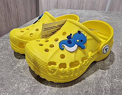 Крокси сабо для дівчинки/хлопчика 22/23 (13.5 см) ТМ Vitaliya жовті