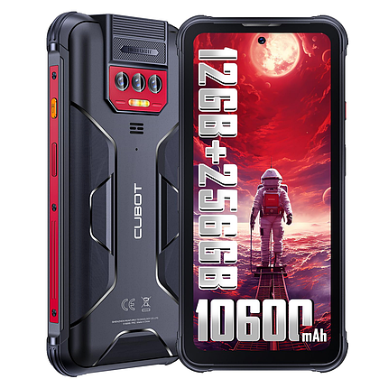 Смартфон Cubot KingKong 8 6/256 GB RED NFC 10600mAh 6.5" LED-ліхтар + скло, фото 1