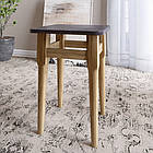 Табурет на кухню Маямі кромка ПВХ 0,45 мм Бетон тёмный (LION-041249)