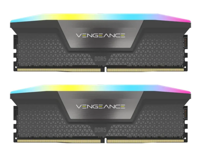 Пам'ять для комп'ютерів Corsair 32GB (2x16GB) 6000 CL36 Vengeance RGB AMD EXPO (CMH32GX5M2E6000Z36)