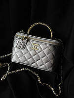 Сумка Chanel Classic Lambskin срібло Є