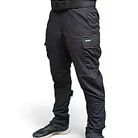 Тактичні штани 505 SQUARE Black, тактичні міцні чорні штани з кишенями для поліції літо/весна